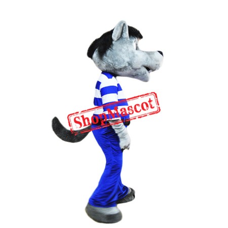 Best Quality Grey Wolf Mascot Costume