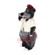 Happy Lightweight Grey Bear Mascot Costume Happy Lightweight Grey Bear Mascot Costume