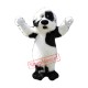 Friendly Black&White Dog Mascot Costume Friendly Black&White Dog Mascot Costume