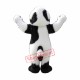Friendly Black&White Dog Mascot Costume Friendly Black&White Dog Mascot Costume