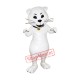 Top Quality White Cat Mascot Costume Top Quality White Cat Mascot Costume