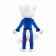 Friendly White Fox Mascot Costume Friendly White Fox Mascot Costume