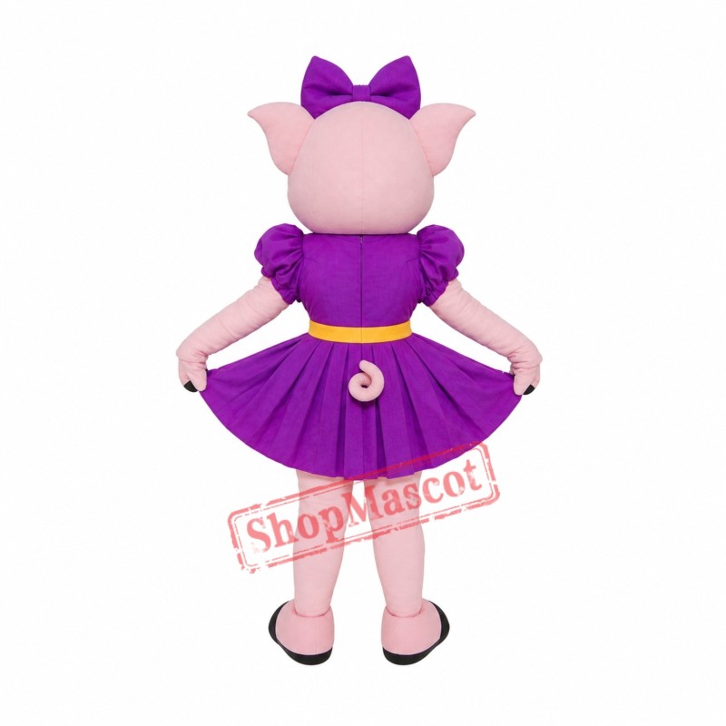 Super Beautiful Pig Mascot Costume Super Beautiful Pig Mascot Costume