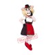Fashionable Pig Mascot Costume Fashionable Pig Mascot Costume