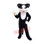 Best Quality Black White Cat Mascot Costume
