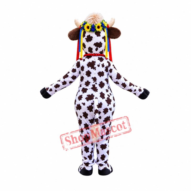 Beautiful Lightweight Cow Mascot Costume Beautiful Lightweight Cow Mascot Costume