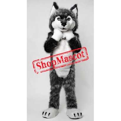 Super Cute Wolf Mascot Costume