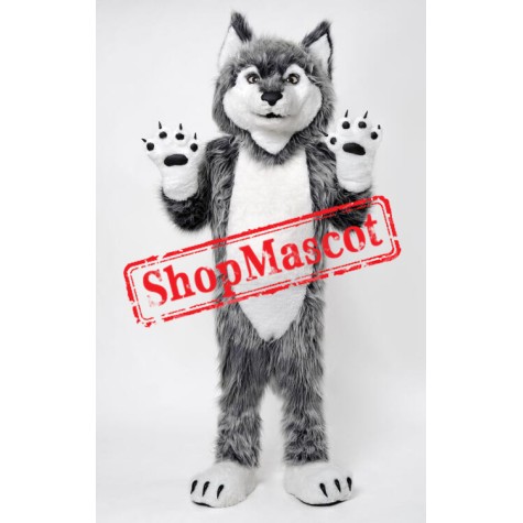 Super Cute Wolf Mascot Costume
