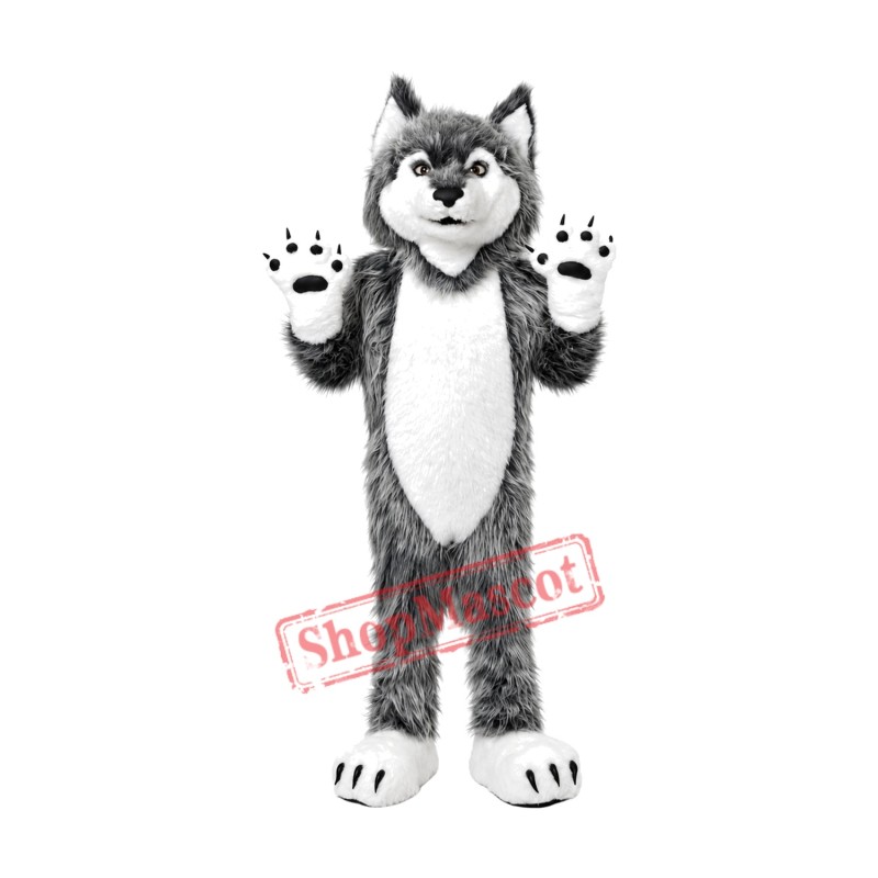 Super Cute Wolf Mascot Costume Super Cute Wolf Mascot Costume