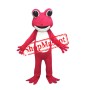 Red Lightweight Frog Mascot Costume