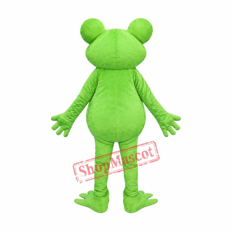 Smiling Lightweight Frog Mascot Costume Smiling Lightweight Frog Mascot Costume