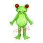 Smiling Lightweight Frog Mascot Costume