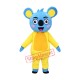 Happy Blue Koala Mascot Costume