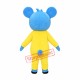 Happy Blue Koala Mascot Costume