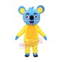Happy Blue Koala Mascot Costume
