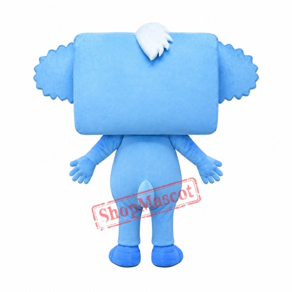 Baby Blue Koala Mascot Costume Baby Blue Koala Mascot Costume