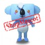 Baby Blue Koala Mascot Costume