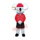 Red Coat Koala Mascot Costume Red Coat Koala Mascot Costume