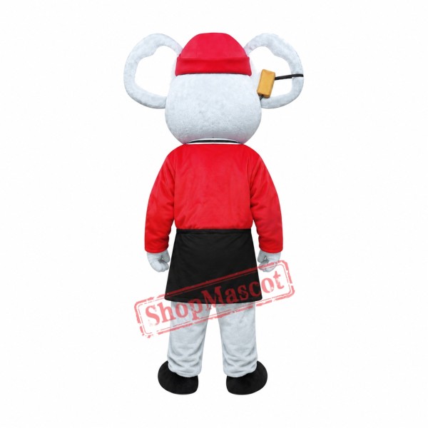 Red Coat Koala Mascot Costume Red Coat Koala Mascot Costume