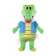 Green Alligator Crocodile Mascot Costume Green Alligator Crocodile Mascot Costume