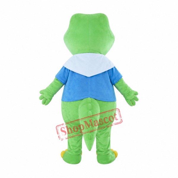 Green Alligator Crocodile Mascot Costume Green Alligator Crocodile Mascot Costume