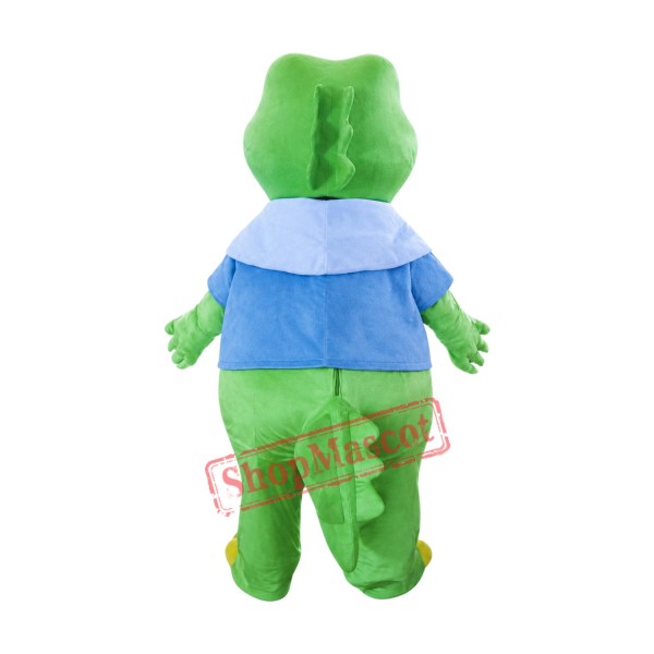 Green Alligator Crocodile Mascot Costume Green Alligator Crocodile Mascot Costume