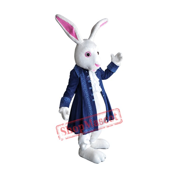 Top Quality White Rabbit Mascot Costume