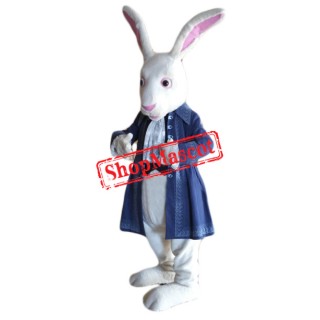 Top Quality White Rabbit Mascot Costume