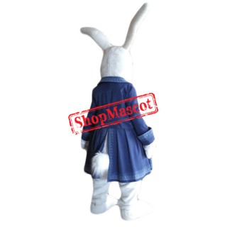 Top Quality White Rabbit Mascot Costume