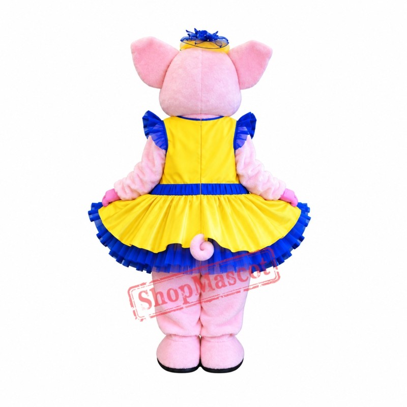 Fashion Pig Mascot Costume Fashion Pig Mascot Costume