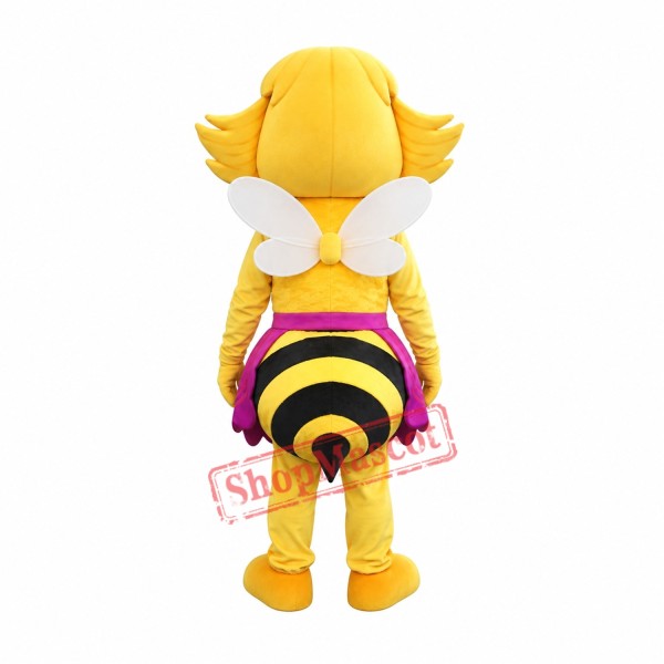 Beautiful Female Bee Mascot Costume Beautiful Female Bee Mascot Costume