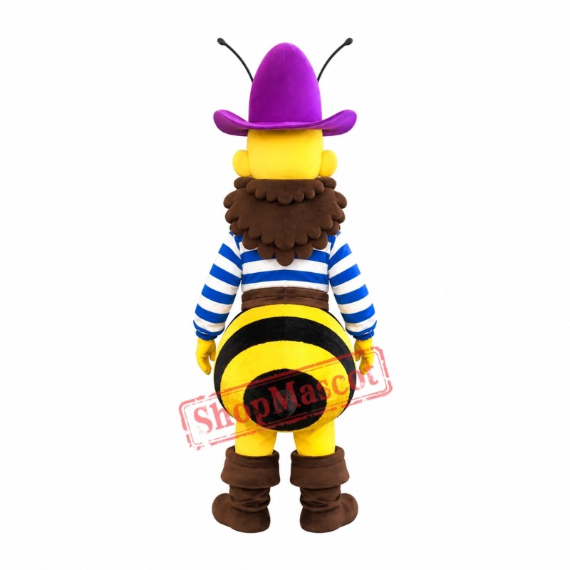 High Quality Old Bee Mascot Costume High Quality Old Bee Mascot Costume