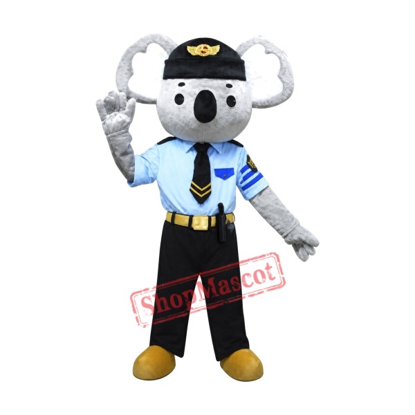 Police Koala Mascot Costume