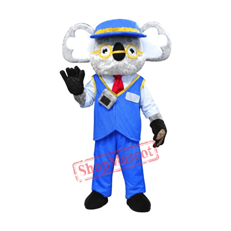 Traffic Police Koala Mascot Costume Traffic Police Koala Mascot Costume
