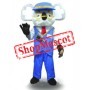 Traffic Police Koala Mascot Costume