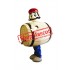 Barrel Man Mascot Costume