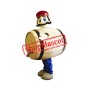 Barrel Man Mascot Costume