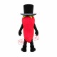 Happy Lightweight Chili Pepper Mascot Costume Happy Lightweight Chili Pepper Mascot Costume