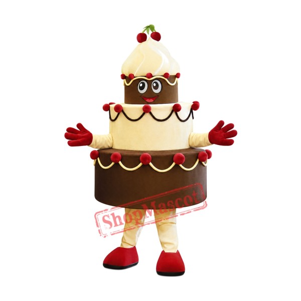 Top Quality Birthday Cake Mascot Costume