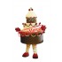 Top Quality Birthday Cake Mascot Costume