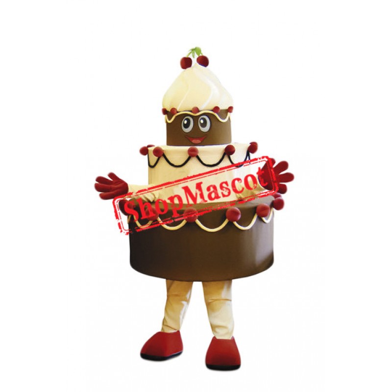 Top Quality Birthday Cake Mascot Costume