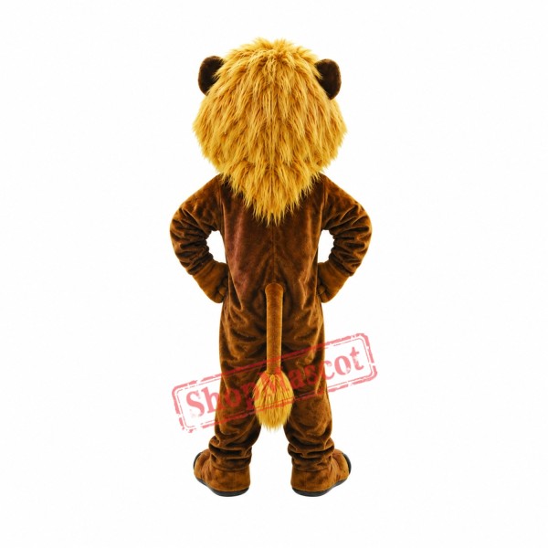 Happy Power Lion Mascot Costume Happy Power Lion Mascot Costume
