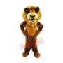 Happy Power Lion Mascot Costume