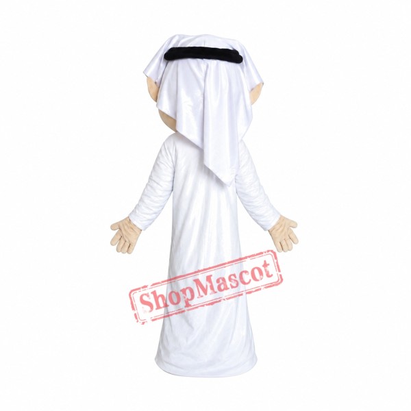 Arab Boy Mascot Costume Arab Boy Mascot Costume
