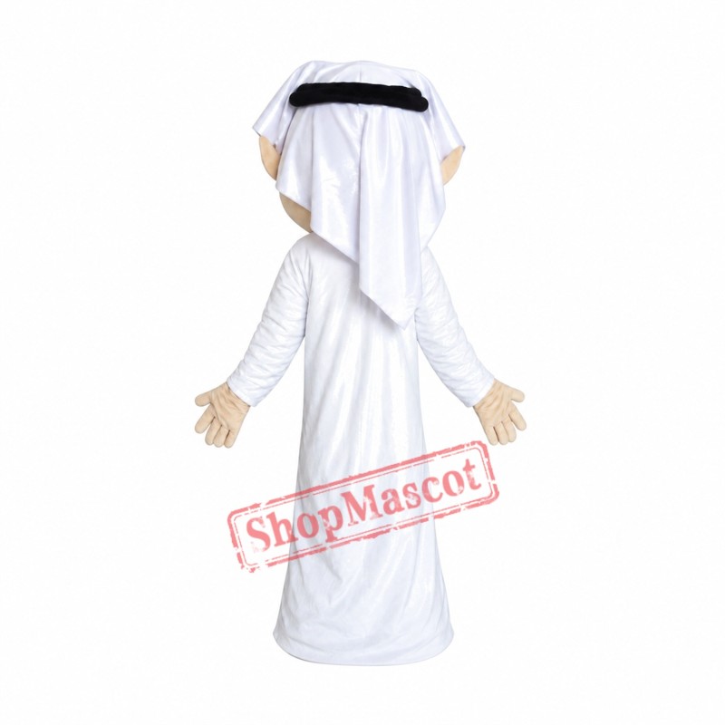 Arab Boy Mascot Costume Arab Boy Mascot Costume