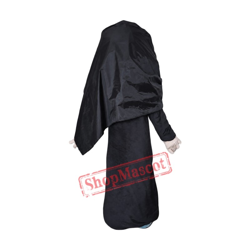 Black Clothes Arab Girl Mascot Costume Black Clothes Arab Girl Mascot Costume