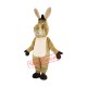 Brown Donkey Mascot Costume Brown Donkey Mascot Costume