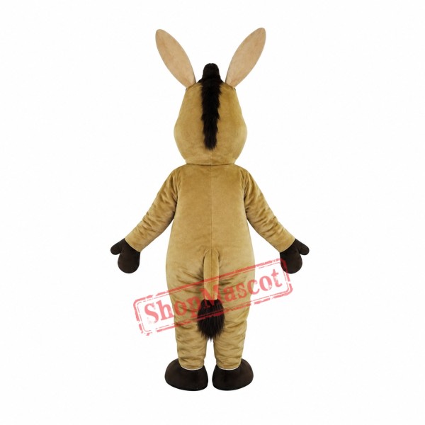 Brown Donkey Mascot Costume Brown Donkey Mascot Costume