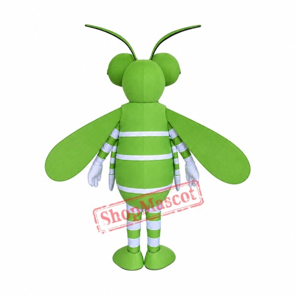 Green Mosquito Mascot Costume Green Mosquito Mascot Costume