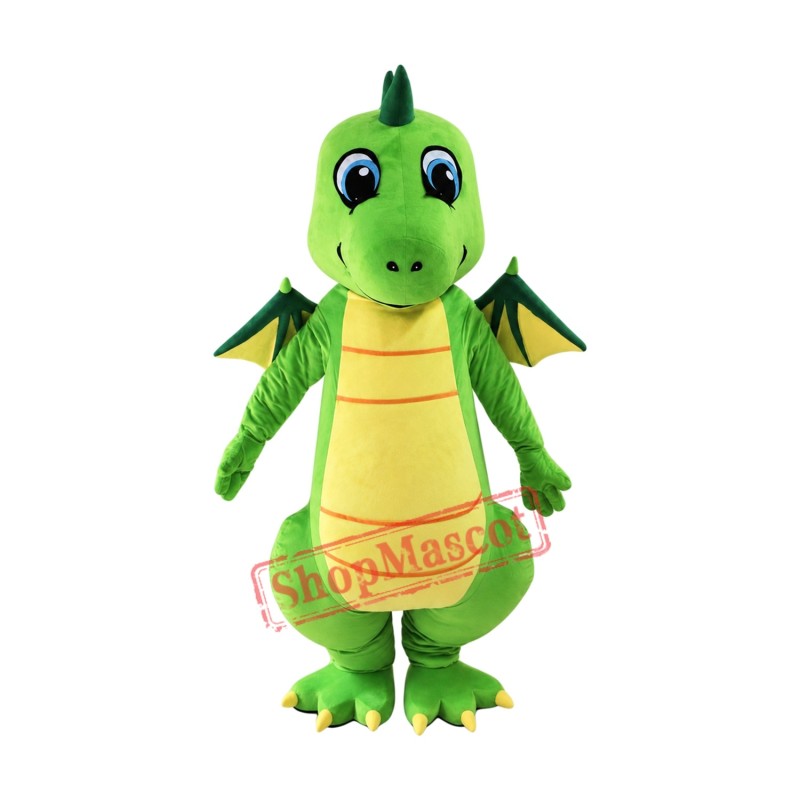 Top Quality Lightweight Green Dragon Mascot Costume Top Quality Lightweight Green Dragon Mascot Costume